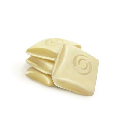 White chocolate cubes 33%, TERRAVITA, 1 kg